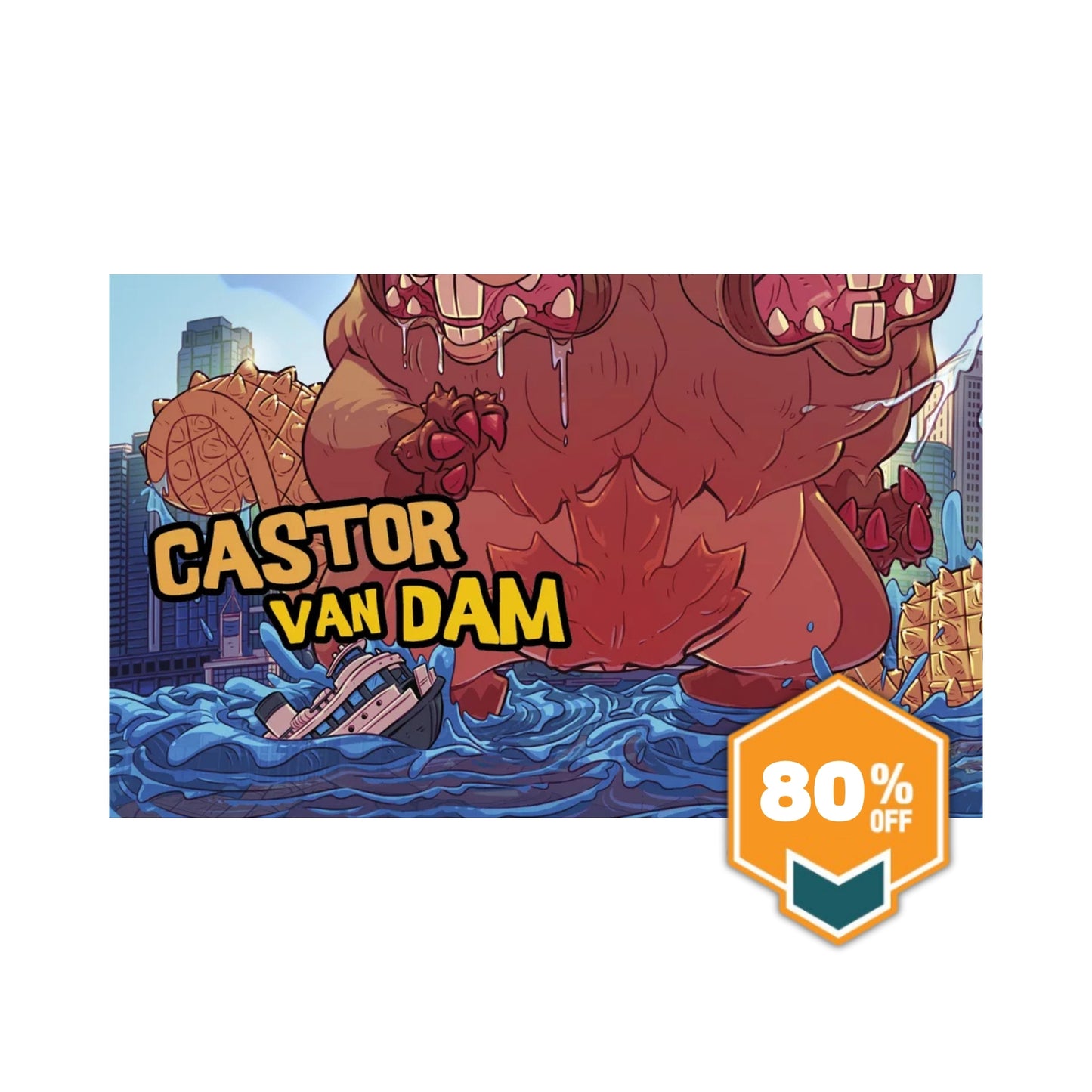 King of Tokyo - Promo - CANADIAN National Monster Castor Van Dam