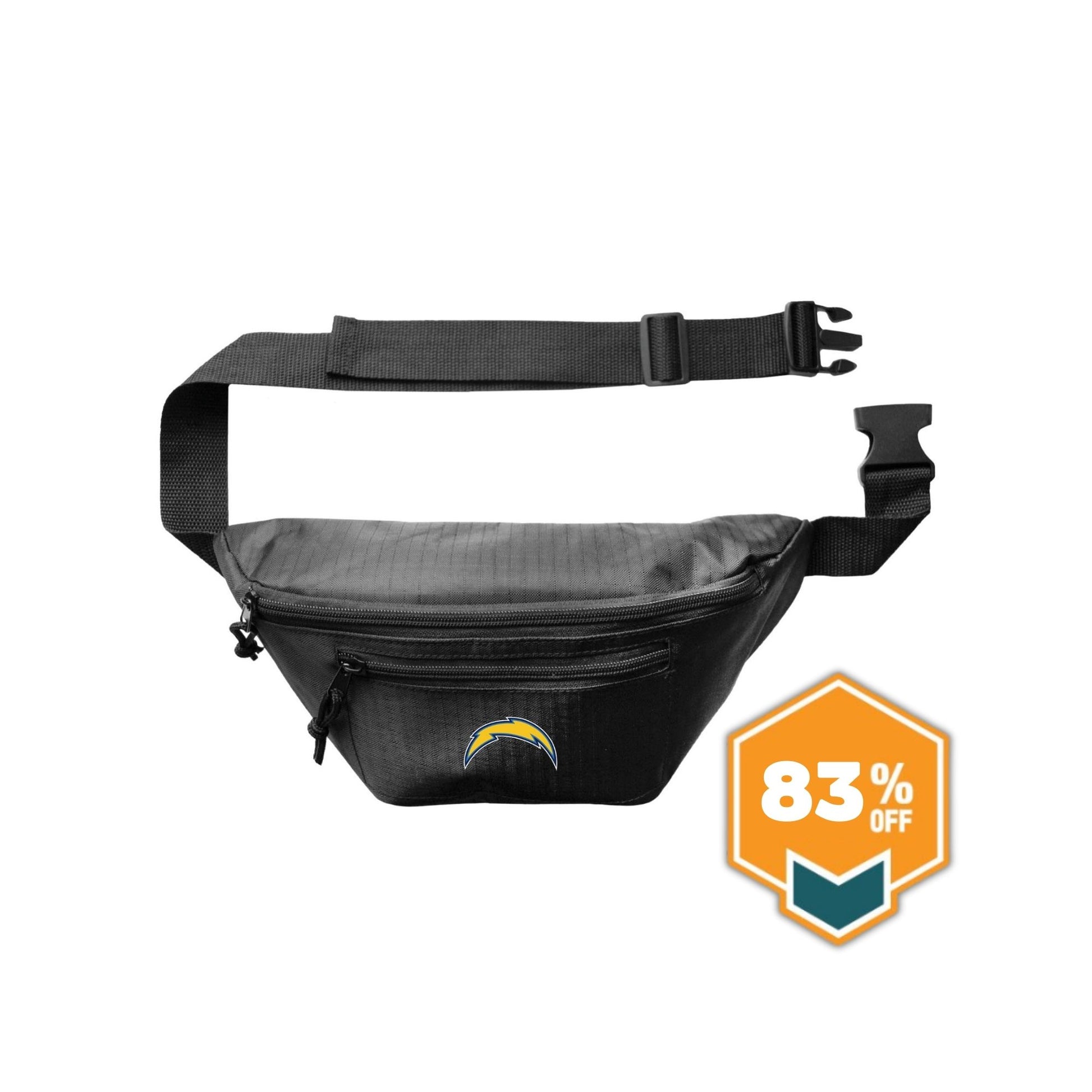 NFL Little Earth 3 Zip Hip Pack, Los Angeles Chargers