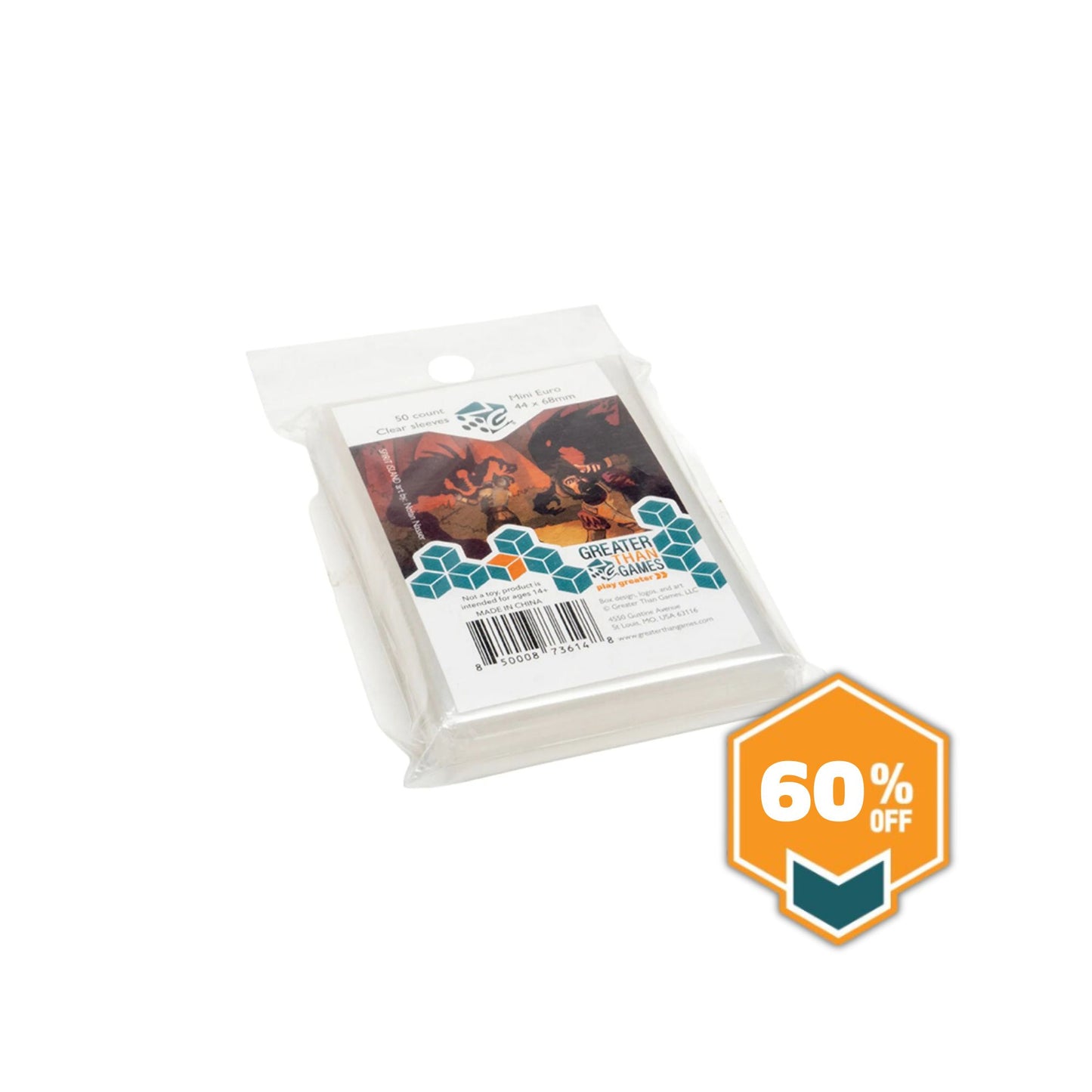Mini Euro Size Card Sleeves (44x68mm)