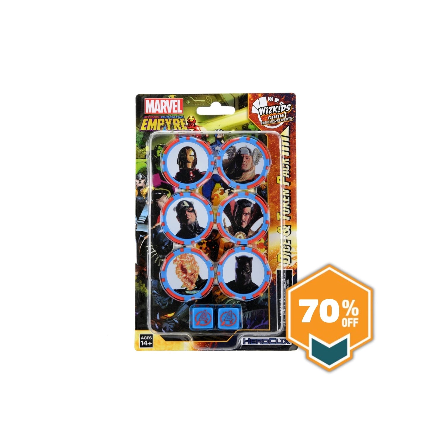 Marvel HeroClix: Avengers Fantastic Four Empyre - Dice & Token Pack