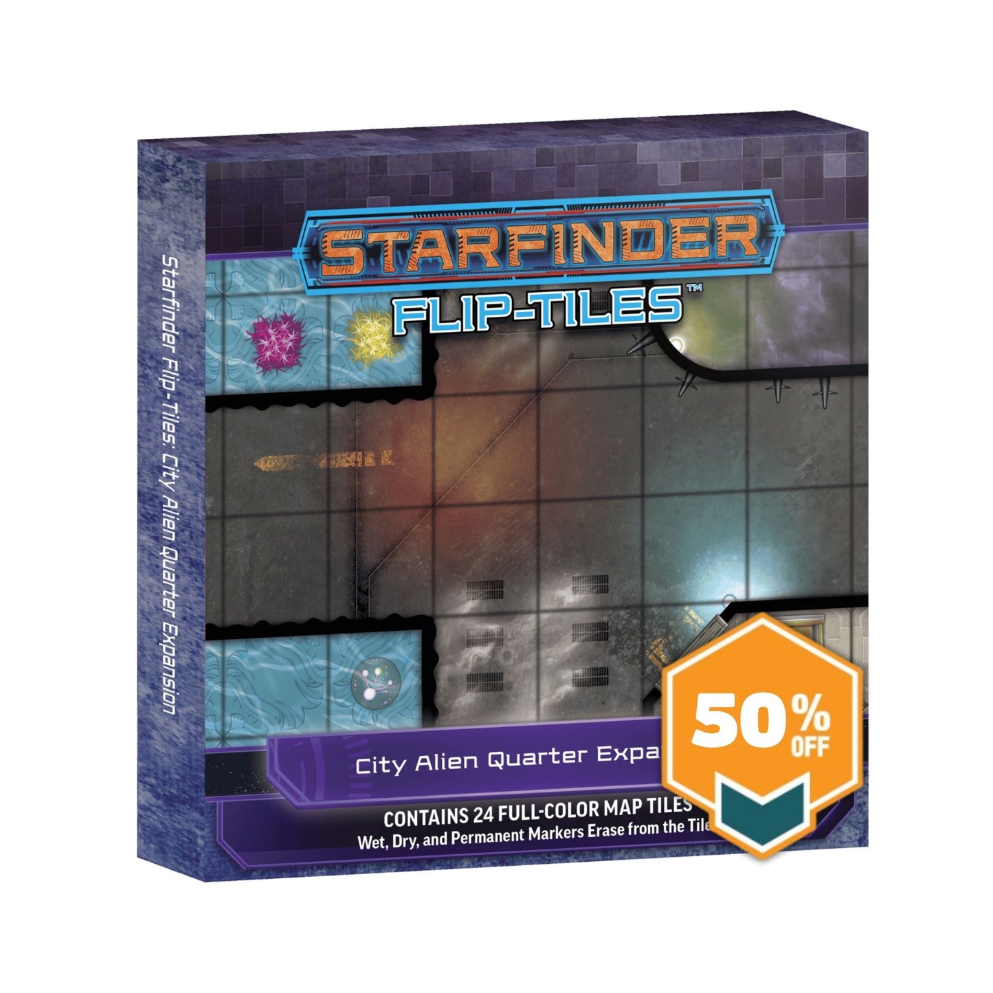 Starfinder Flip-Tiles: City Alien Quarter Expansion