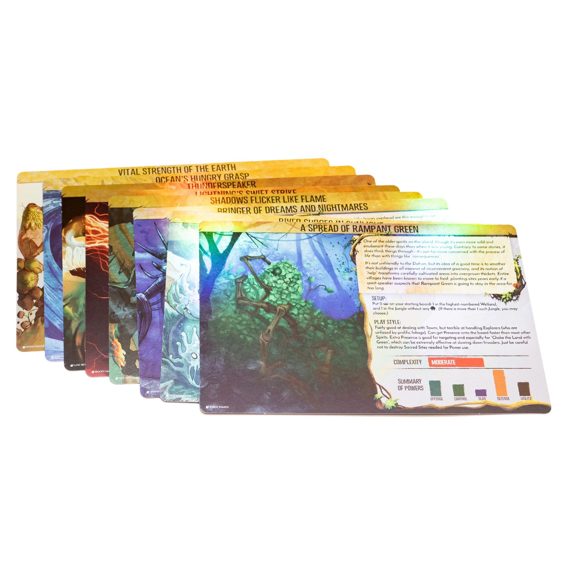 Spirit Island: Core Game - Premium Foil Spirit Panels