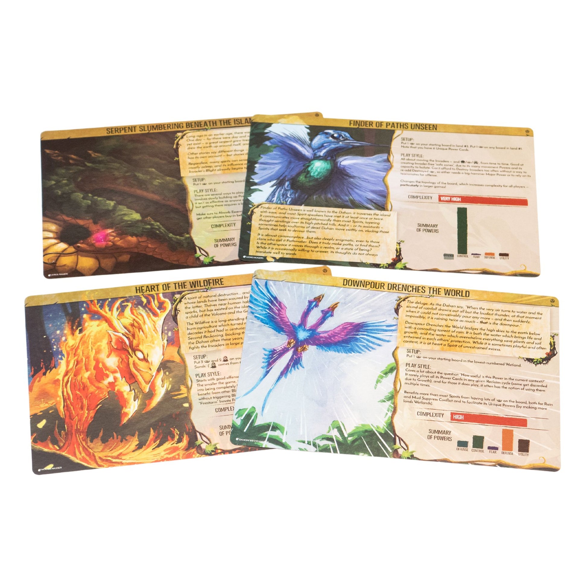 Spirit Island: Feather and Flame - Premium Foil Spirit Panels
