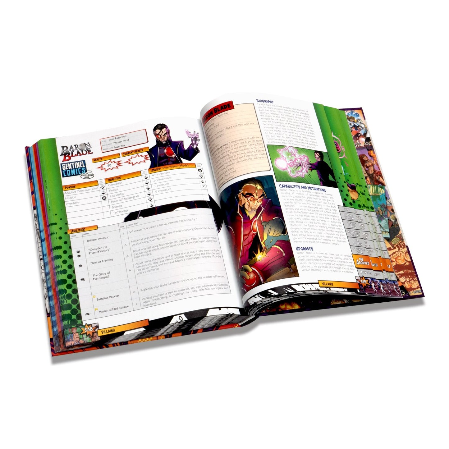 Sentinel Comics: The Roleplaying Game - Core Rulebook